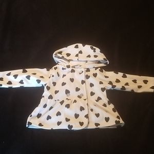 Toddler heart peacoat